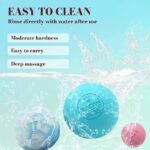 KSONE Massage Lacrosse Balls -Massage Balls for Myofacial Release&Trigger Point Therapy-Set of 2-Hard Lacrosse Massage Ball &Soft Massage Ball with one mini Ball - Image 6