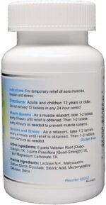 Wonder Laboratories Valerian Natural Relaxant for Tension Relief, Stress Relief, Leg Cramp Relief and Other Muscle Cramps Magnesium, Passion Flower, & Valerian Root Muscle Relaxant - (250ct) - Image 3