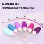 FENHUA Kegel Exercise System–Pelvic Floor Strengthening- Set of 6 Premium Silicone Kegel Exercise Weights & Control with Training Kit for Women: Beginners & Advanced - Image 5