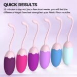 FENHUA Kegel Exercise System–Pelvic Floor Strengthening- Set of 6 Premium Silicone Kegel Exercise Weights & Control with Training Kit for Women: Beginners & Advanced - Image 6