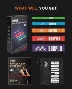 SUNPOW Pull Up Assistance Bands - Set of 5 Resistance Heavy Duty Workout Exercise Stretch Fitness Bands Assist Set for Body, Instruction Guide and Carry Bag Included - Image 4