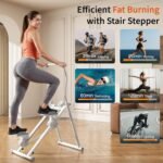 MOMODA Stair Stepper Resistance Adjustable Folding Vertical Climber Machine for Home Gym Full-Body Workout - Image 3
