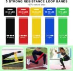 Resistance Bands for Working Out, Workout Bands, Training Bands Set, Pull Up Exercise Bands for Home Workouts, Full Body Training, Physical Therapy, Muscle Training, Strength Training. - Image 3