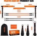 Pilates Bar Kit with Resistance Bands, Pilates Equipment, Multifunctional Pilates Bar for Women & Men, Pilates kit for Hip, Back, Arm, Full-Body Workouts, Home Gym Strength Training Equipment - Image 5