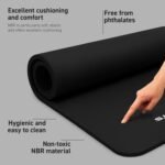 Yoga Mat Premium Non Slip Thick – Extra Comfortable Exercise Mat for Home Workouts, Pilates, Stretching & Gym – Cushioned NBR Foam, Gym Mat with Strap, for Women & Men - Image 3
