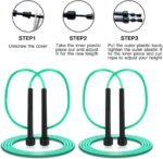 10 Pack PVC Jump Rope for Cardio Fitness - Versatile Adjustable Skipping Rope for Women Men Kids, Speed Jump Rope for Exercise,9 Feet - Image 5