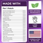 GLP-1 Patches for Women & Men | GLP1 Patch with Berberine, L-Glutamine, Garcinia Cambogia, Resveratrol | 120 Days Supply - Image 5