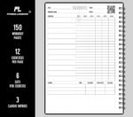 Fitness Logbook (Black) - A5 Undated Workout Journal For Men & Women - Plastic Cover & Thick Paper - Planner Log Book To Track Weight Loss, Muscle Gain, Gym Exercise, Bodybuilding Progress - Image 4