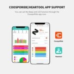 COOSPO Heart Rate Monitor Chest Strap H9Z, HRM Bluetooth 5.0 ANT+,Heart Rate Monitor Chest Sensor with Rechargeable Battery - Image 4