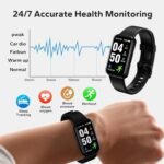 Fitness Smart Trackers with 24/7 Health Monitoring,Heart Rate Sleep Blood Oxygen Monitor/Calorie Steps Counter Pedometer Activity Tracker/Smart Notifications for Men Women - Image 3