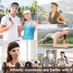 Headbands for Women, 8pcs Stretchy Non Slip Soft Cotton Cloth Hair Bands for Sports, Workout, Yoga and Running - Image 4
