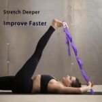 Stretching Strap Yoga Strap with Loops, Stretch Straps for Physical Therapy, Non-Elastic Exercise Strap for Pilates, Dance and Gymnastics with Workout Guide - Image 3