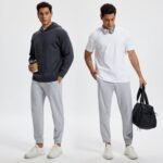 Mens Athletic Pants with Pocket Winter Warm Casual Joggers Sweatpants for Men Workout Running Gym - Image 4