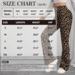 Women's Flare Legleggings High Waist Tummy Control Yoga Pants - No Front Seam Bootcut Workout Pants for Pilates & Casual Wear - Image 7