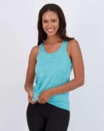 Real Essentials 5 Pack: Women's Racerback Tank Top Dry-Fit Athletic Performance Yoga Activewear (Available in Plus Size) - Image 3