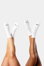 Kamo Fitness Daily 4-Pack – Women's Ankle Socks, Athletic Half Crew, Cotton Mid-Calf, Cushioned Sole, Seamless Toe, Size 5-9 - Image 4