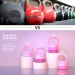 TopMade Adjustable Kettlebell Weights Set Cast Iron Exercise Fitness Kettle Ball Grip 5, 8, 9,12lb Free Weight Men Women Kettlebells for Home Gym Workout Ballistic, Core,Strength Training - Image 4