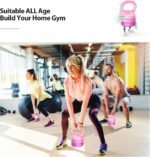 TopMade Adjustable Kettlebell Weights Set Cast Iron Exercise Fitness Kettle Ball Grip 5, 8, 9,12lb Free Weight Men Women Kettlebells for Home Gym Workout Ballistic, Core,Strength Training - Image 5