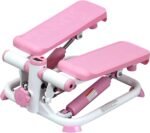 Sunny Health & Fitness Mini Steppers for Exercise at Home, Stair Step Workout Machine, Full Body Cardio Equipment, with Optional Free SunnyFit App Connection and Resistance Band - Image 3