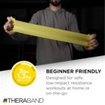 THERABAND Resistance Bands Set, Beginner Kit, Yellow, Red, Green, Latex Elastic Bands for Exercise & Physical Therapy, Strength Training Bands for Upper & Lower Body Fitness - Image 4
