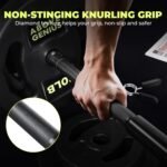 Barbell Weight Set for Lifting, 45 LB Weight Bar Set with Adjustable Free Weights for Workout Bar for Exercise Build Muscle in Home Gym - Image 3
