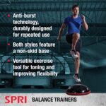 SPRI Balance Trainer Dome Shape Half-Exercise Ball with Non-Skid Base – Pro (65cm) or Sport (50cm) for Balance Training, Strength Building, Toning, and Improved Flexibility - Image 3