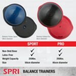 SPRI Balance Trainer Dome Shape Half-Exercise Ball with Non-Skid Base – Pro (65cm) or Sport (50cm) for Balance Training, Strength Building, Toning, and Improved Flexibility - Image 4