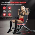 ALSO GO Adjustable Weight Bench, Workout Benches with Leg Extension & Extended Headrest, Foldable Incline Decline Bench Press, Roman Chair, Full Body Strength Training Equipment for Home Gym - Image 3