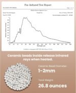 BOB AND BRAD Far Infrared Weighted Heating Pad for Back Pain Relief, Electric Heat Pad for Muscle Cramps & Neck Shoulders, Moist Heat Therapy & Hands Free Strap, FSA-HSA Eligible, Gift for Women Men - Image 5