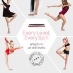 Premium Turning Boards for Dancers – Improve Spins, Technique & Balance, Ideal Turn Board for Ballet, Dancing & Figure Ice Skating, Portable Spin Disc for Dance & Spinner Disk Training Equipment - Image 6