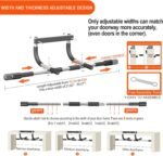 Ally Peaks Pull Up Bar for Doorway,Multiple Levels Width Adjustable Pull Up Bar Accurately Match Wide and Narrow doorframe,Indoor Chin-Up Bar Workout Bar,USA Original Patent - Image 3