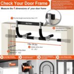 Ally Peaks Pull Up Bar for Doorway,Multiple Levels Width Adjustable Pull Up Bar Accurately Match Wide and Narrow doorframe,Indoor Chin-Up Bar Workout Bar,USA Original Patent - Image 5