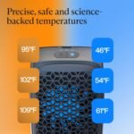 Therabody RecoveryTherm Cube - Instant Heat, Cold and Contrast Therapy for Pain Relief, Aches and Pains, and Muscle Recovery - Portable Hands Free Cryotherapy Machine with Cold Compress & Heating Pad - Image 5