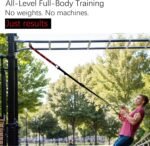 Home Suspension Straps Training Kit, Gym Bodyweight fitness All in One Workout for Full Body, with Safety Sign, Big Poster&Mess Bag - Image 6