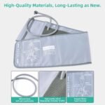 AILE Extra Large Blood Pressure Cuff : Universal 9-21" XL Blood Pressure Cuff for Big Arm, Widely Applicable to Automatic Upper Arm Blood Pressure Monitor, Adjustable, Soft, Comfortable - Image 5