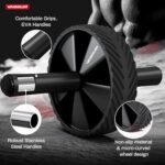 Vinsguir Ab Roller Wheel - Ab Workout Equipment for Abdominal & Core Strength Training, Home Gym Fitness Equipment with Knee Pad Accessories for Men Women - Image 4