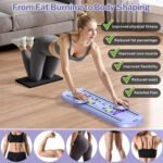 Pilates Board,Foldable Pilates Reformer Equipment with Timer, Multi-Purpose Portable Pilates Reformer Machine Home Pilates Kit for Home Workout,Fitness,Exercise,Abs - Image 3