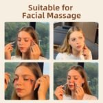 NHO 2-in-1 Acupuncture Pen,Fascia Blaster for Pain Relief, Stainless Steel Gua Sha Scraper & Acupressure Massage Pen, Dual-Ended Fascia Release Tool for Muscle, Neck, Face, Plantar Fasciitis Relief - Image 3