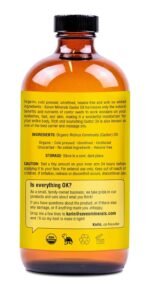 Seven Minerals New 16 fl oz Glass Bottle Castor Oil Organic Cold Pressed Unrefined Glass Bottle Pack - 100% Pure USDA Certified Organic Hexane Free - Image 6