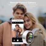 Health Tracker Ring, Smart Health Ring for Women Men with Heart Rate, Blood Oxygen, Sleep Monitor, Steps,Calories, No Subscription Fee, IP68 Waterproof Smart Ring for iPhone & Android (Silver, 7#) - Image 6