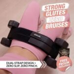Hip Thrust Belt with Dual-Strap Design – Booty Builder for Heavy Dumbbells, Kettlebells & Plates Up to 400 lbs – Comfortable Glute Workout Equipment for Women – Coach Tested – Home & Gym Use. - Image 3