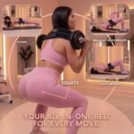 Hip Thrust Belt with Dual-Strap Design – Booty Builder for Heavy Dumbbells, Kettlebells & Plates Up to 400 lbs – Comfortable Glute Workout Equipment for Women – Coach Tested – Home & Gym Use. - Image 4