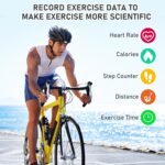 Fitness Tracker with 24/7Heart Rate, Blood Pressure, Sleep Tracking, Calorie, Activity Tracker with 1.1" AMOLED Color Screen, Waterproof Step Tracker for Android iPhones Women Men - Image 6