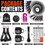 Heavy Resistance Bands for Working Out, 300LBS Exercise Bands with Handles, Workout Bands for Men, Weight Fitness Bands Set for Muscle Training, Strength, Slim, Yoga, Home Gym Equipment - Image 4