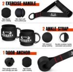 Heavy Resistance Bands for Working Out, 300LBS Exercise Bands with Handles, Workout Bands for Men, Weight Fitness Bands Set for Muscle Training, Strength, Slim, Yoga, Home Gym Equipment - Image 5