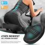 Noseless Bike Seat Cushion for Men & Women - Extra Padding & Comfort Wide Bicycle Seat, Oversized Comfortable Saddle for Peloton Bikes, Exercise Bikes, Electric Bikes, Cruiser Bikes - Image 7