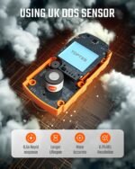 TopTes Guard-756 Upgraded Oxygen Detector, Portable O2 Monitor, 0.5s Fast Response, Rechargeable O2 Gas Detector, with Vibration, Visual & Sound Alarms, Dust and Explosion Proof, for Work, Home-Orange - Image 3