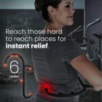 LiBa Back and Neck Massager - Trigger Point Massage Tools for Pain Relief and Manual Massage Hook Therapy Handheld Back Neck Shoulder Massager Black - Gift for Women & Men - Image 4