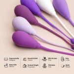 Tracy's Dog Kegel Weights System - Progressive Strength Training Set of 6 Premium Silicone Balls for Women Pelvic Floor Exercise, Ergonomic Design, for Beginners & Advanced, Olin - Image 3