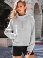 AUTOMET Womens Hoodies Fleece Fall Fashion Outfits Workout Sweatshirts Y2k Winter Zip Up Jackets Oversized Tops Clothes 2025 - Image 4